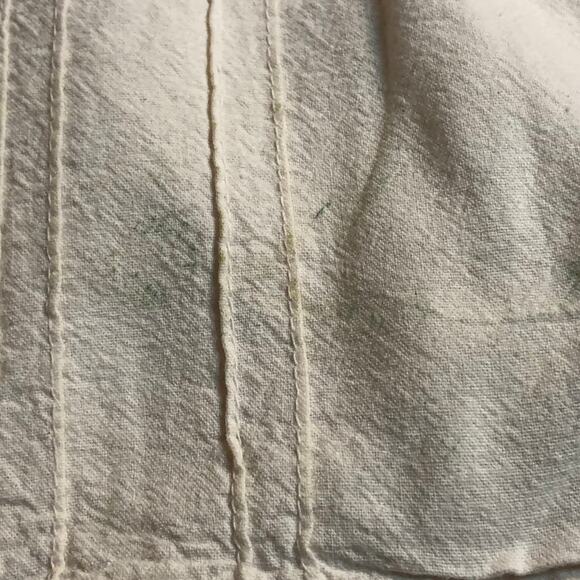 Vintage Mens Garris Clothing Beach White Tone Short Sleeve Button Down Shirt - Picture 11 of 16